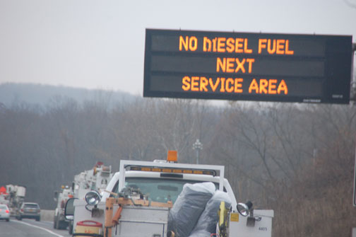 Highway sign