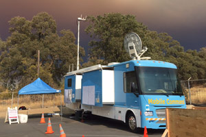 Butte county fire mobile command vehicle